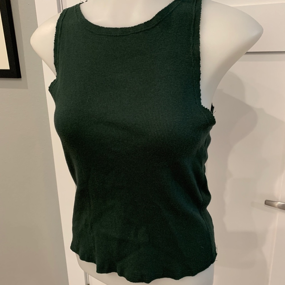 Tribe Kelley Ribbed Crop Tank - Small